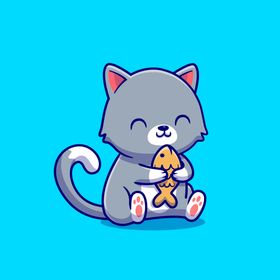 卡通猫咪可爱手绘
