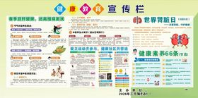 四月健康教育宣传栏