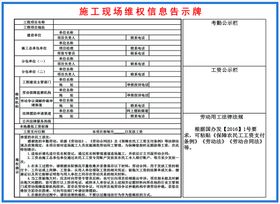 告示牌