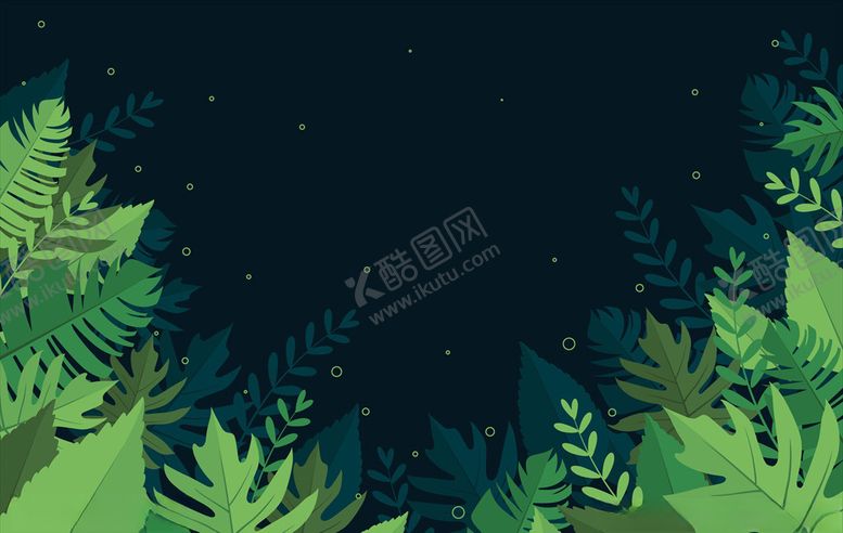 编号：46102610242318155278【酷图网】源文件下载-绿叶背景
