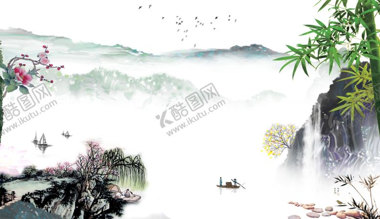 编号：72150105112306313160【酷图网】源文件下载-水墨画
