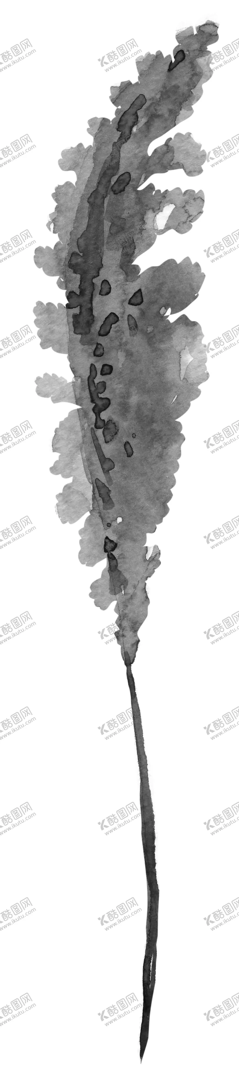 编号：31862306240706055664【酷图网】源文件下载-北欧小清新水彩植物图案