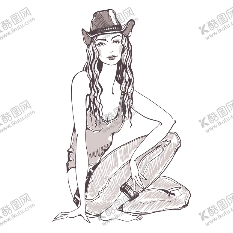 编号：11805006301939012390【酷图网】源文件下载-女性插画