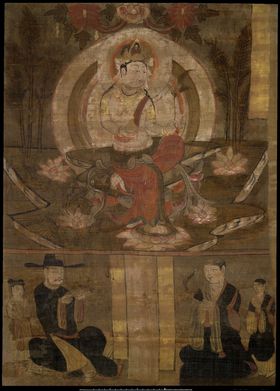 敦煌风格绘画图案