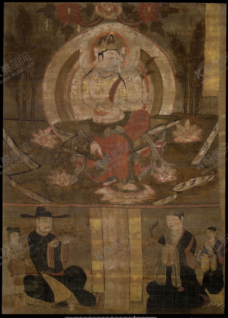 编号：13465409180317132046【酷图网】源文件下载-敦煌风格绘画图案