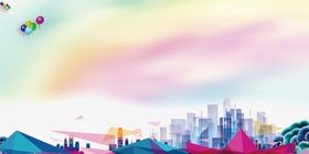 海报背景展板背景海报元素底科技感嘉年华