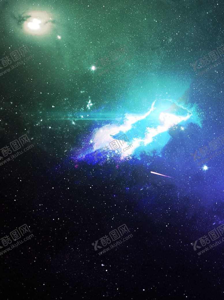 编号：51679505150319487138【酷图网】源文件下载-科幻星空唯美背景素材
