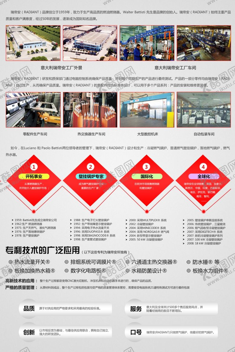 编号：84155809180341215156【酷图网】源文件下载-瑞帝安壁挂炉公司简介宣传海报