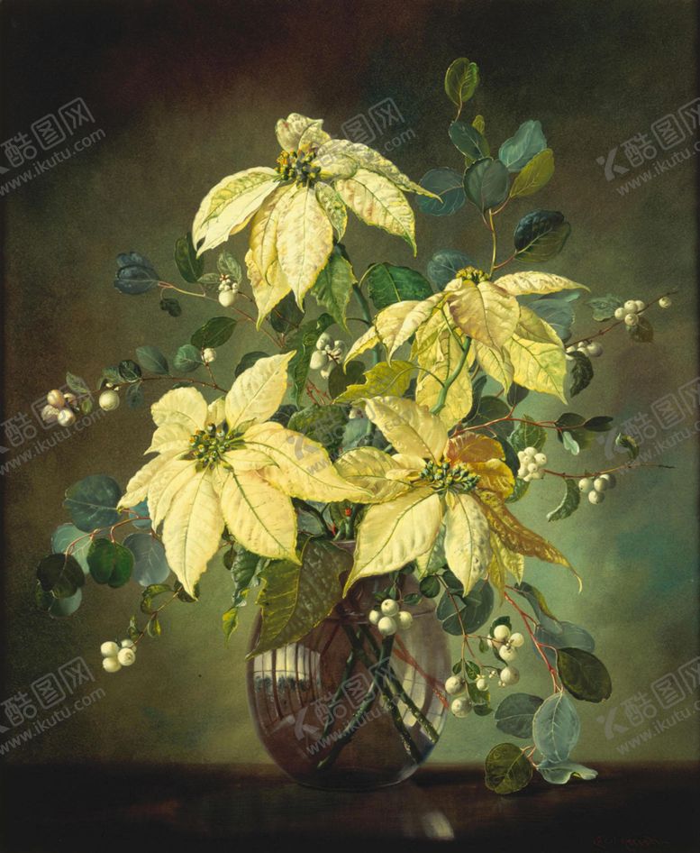 编号：66840902130131381384【酷图网】源文件下载-花卉静物油画