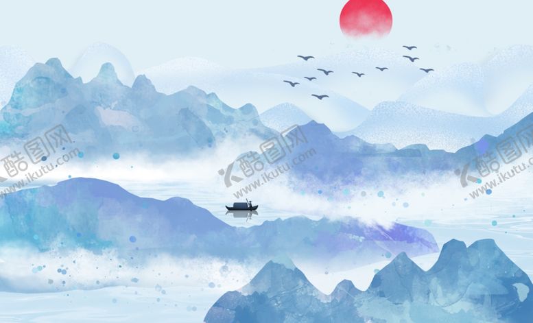 编号：43727705180552579445【酷图网】源文件下载-水墨山水