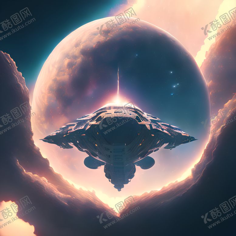 编号：23838901251812181430【酷图网】源文件下载-太空飞船