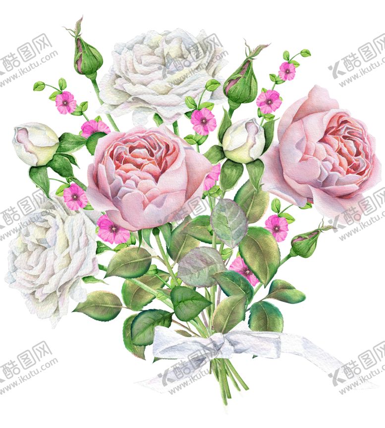 编号：15944609192031006709【酷图网】源文件下载-手绘花草牡丹花园元素素材