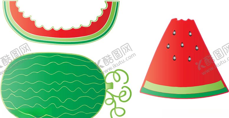 编号：85913210301021013242【酷图网】源文件下载-矢量卡通西瓜插图