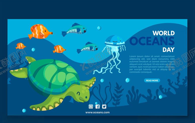 编号：90077809140440091215【酷图网】源文件下载-海底动物