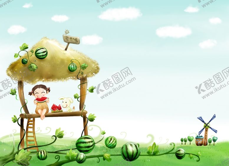 编号：78783609230848217123【酷图网】源文件下载-卡通唯美背景