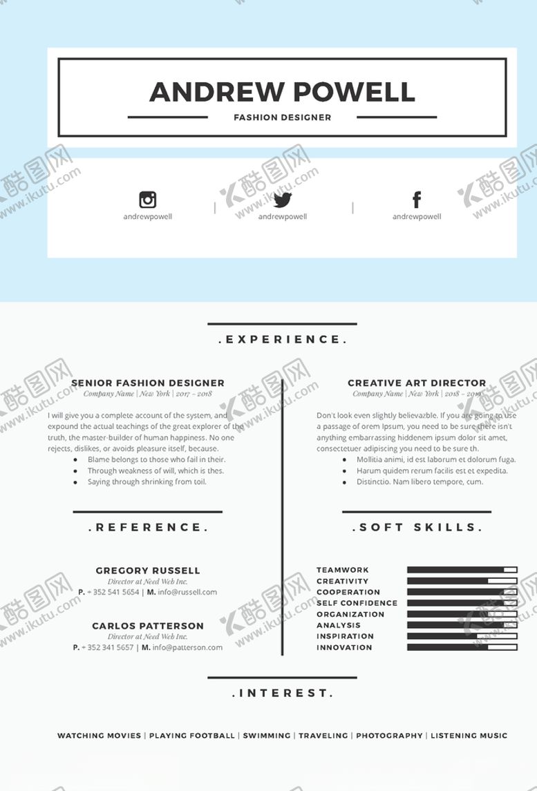 编号：53723509261034395925【酷图网】源文件下载-时尚版式风格