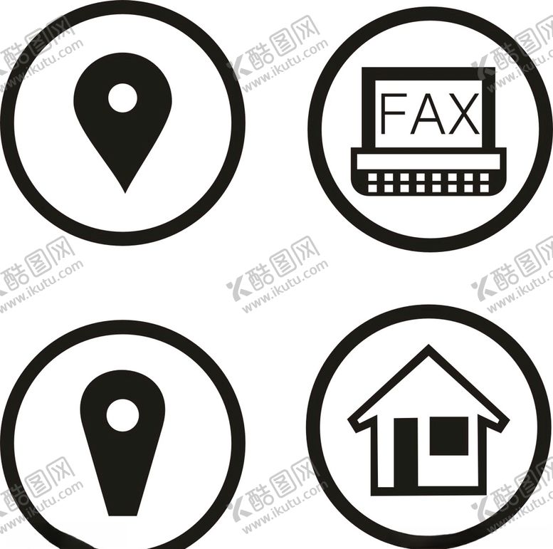 编号：86408510210200102495【酷图网】源文件下载-地址图标