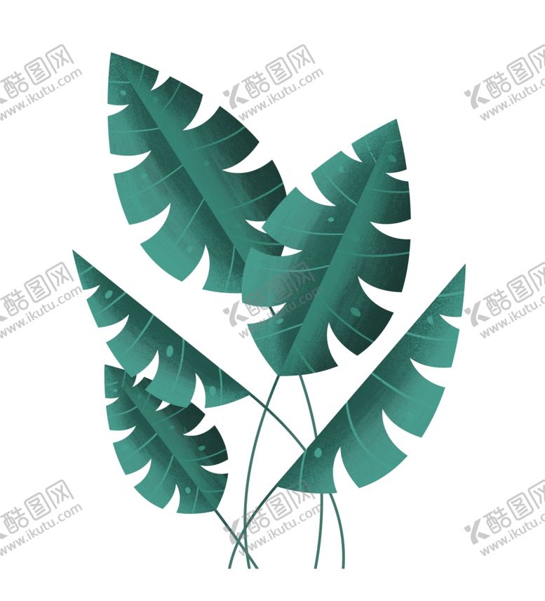 编号：50320602160048428711【酷图网】源文件下载-植物叶子卡通