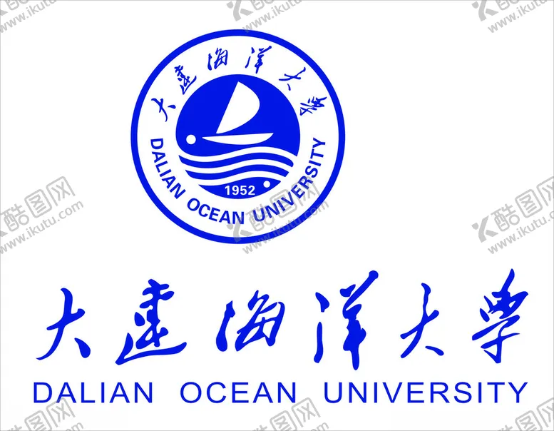 编号：12064202261908323144【酷图网】源文件下载-大连海洋大学矢量logo