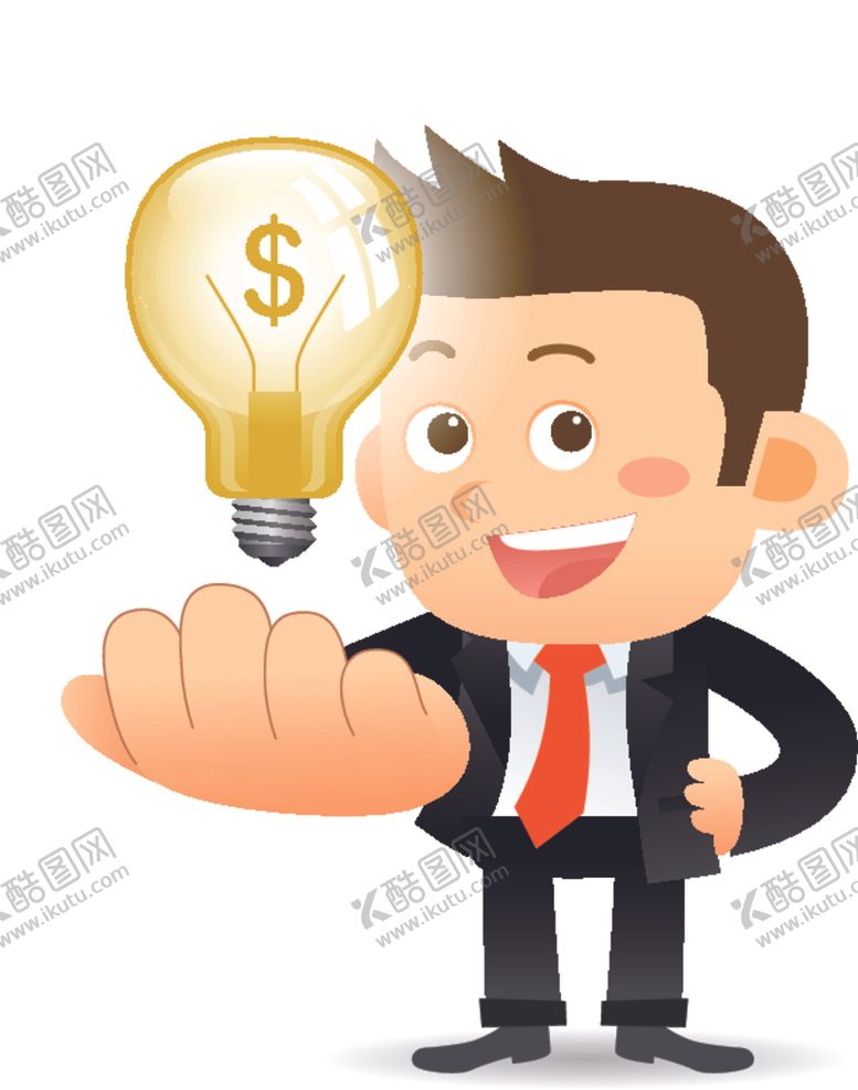 编号：44211010021812508627【酷图网】源文件下载-卡通商务男性