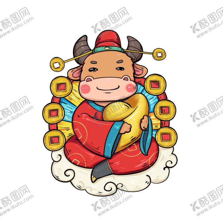编号：89188509200321342314【酷图网】源文件下载-卡通牛形象