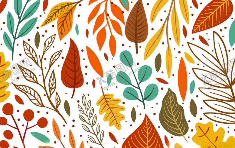 编号：54638709101959597063【酷图网】源文件下载-叶子背景