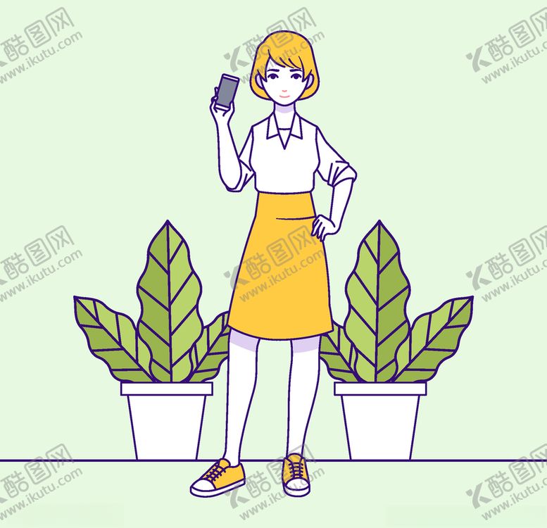 编号：37098107032236345881【酷图网】源文件下载-小清新人物男女插画