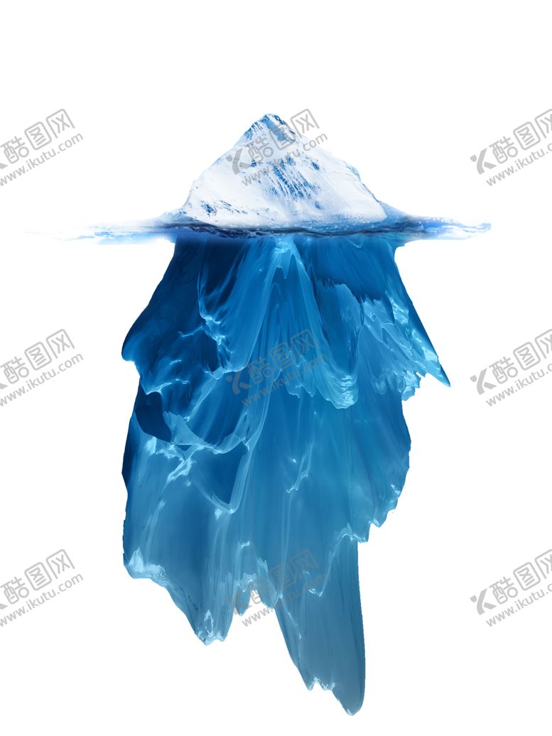 编号：66687110041216302465【酷图网】源文件下载-水下冰山模型