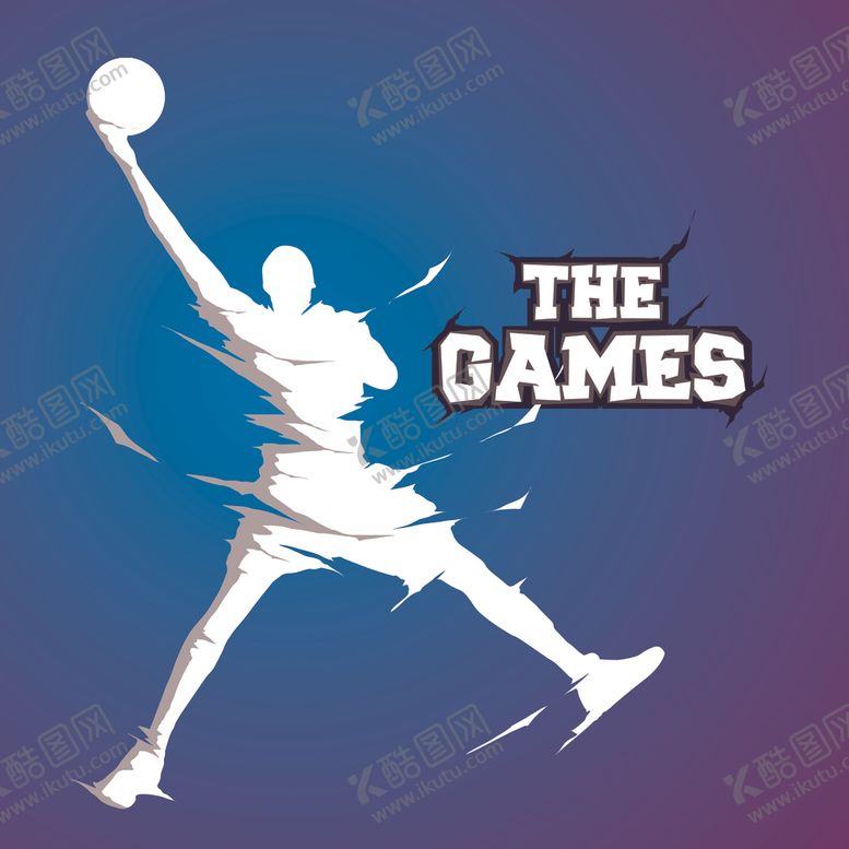 编号：23218707091704258957【酷图网】源文件下载-体育人物剪影