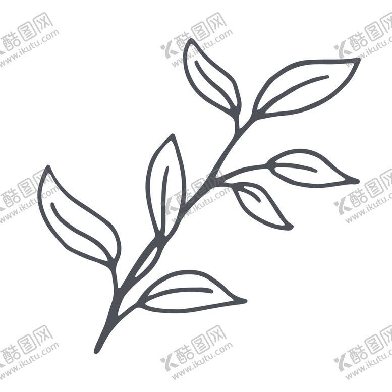 编号：24970709230221306097【酷图网】源文件下载-手绘植物