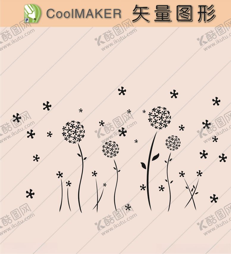 编号：60508010121819282753【酷图网】源文件下载-线稿剪影壁纸简洁手绘