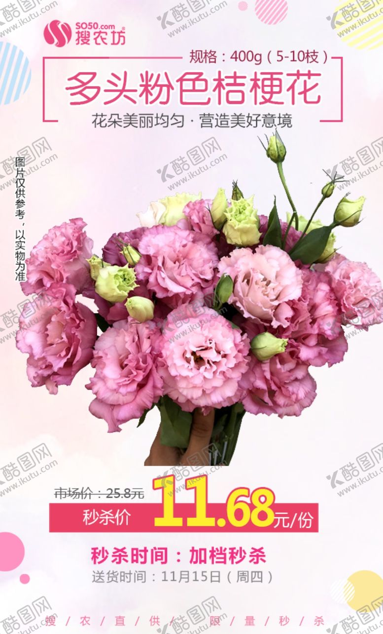 编号：55014209241810592027【酷图网】源文件下载-多头粉色桔梗花秒杀