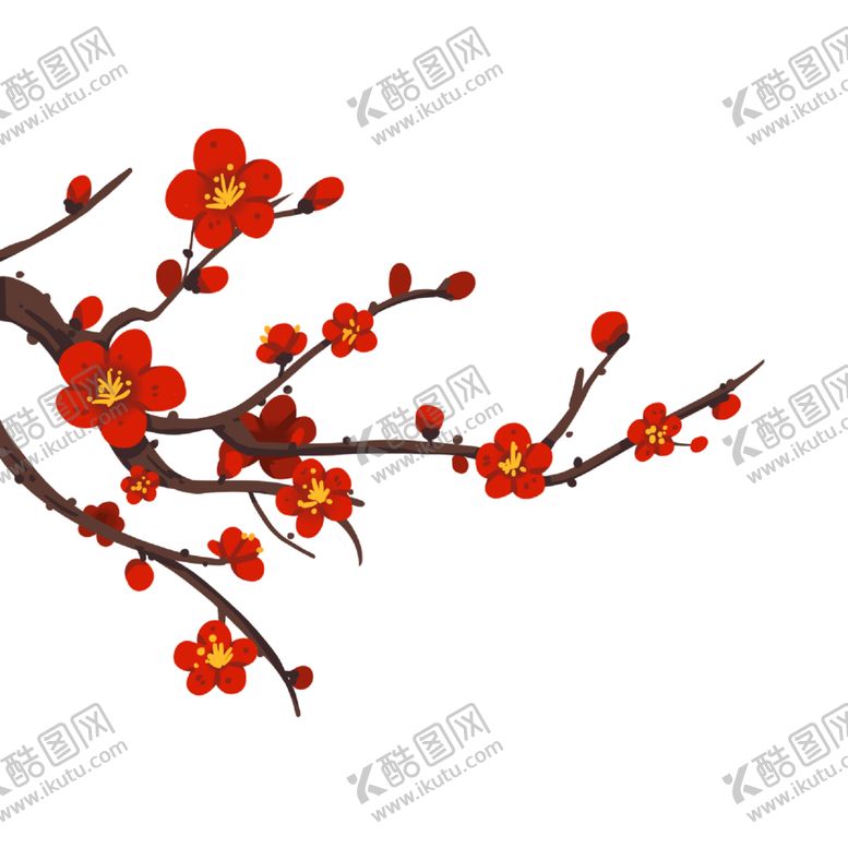 编号：59332605120245035939【酷图网】源文件下载-中国风水墨梅