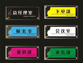 亚克力科室牌