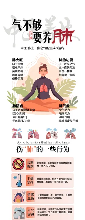 中医养肺长图