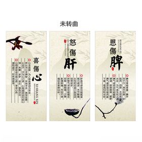 中医五脏养生知识海报