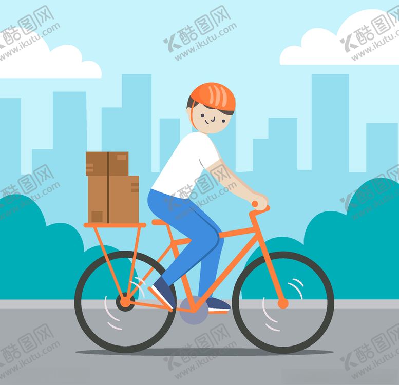 编号：91705404202221332388【酷图网】源文件下载-骑自行车
