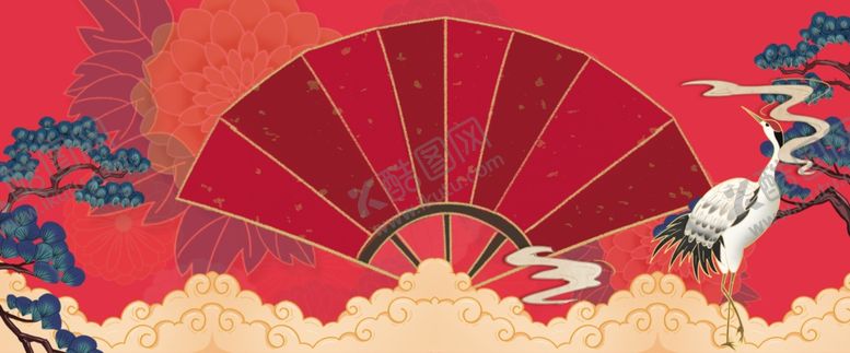 编号：92958009291034251344【酷图网】源文件下载-中国风国潮背景插画