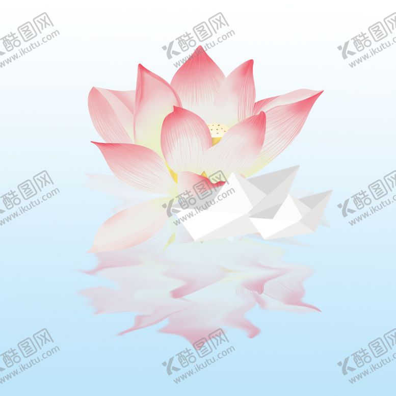编号：06259809250932145738【酷图网】源文件下载-纸船莲花