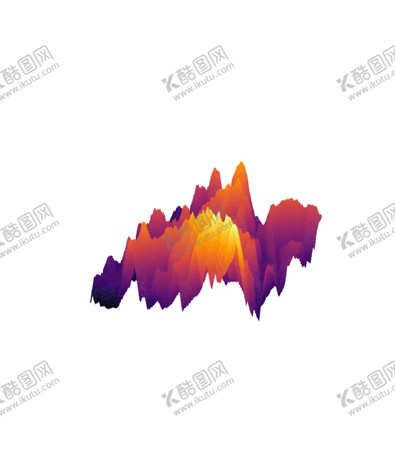 编号：85152704060945459180【酷图网】源文件下载-抽象山峰