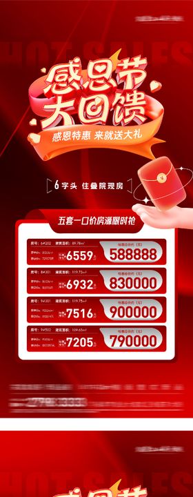 地产感恩节特价房