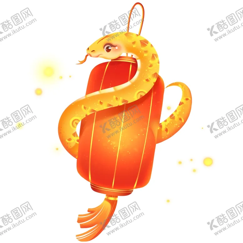 蛇年吉祥物生肖设计传统文化