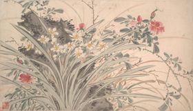 明代陈淳花卉花草绘画
