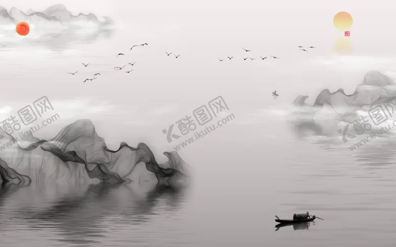 编号：34758707020303355896【酷图网】源文件下载-水墨山水