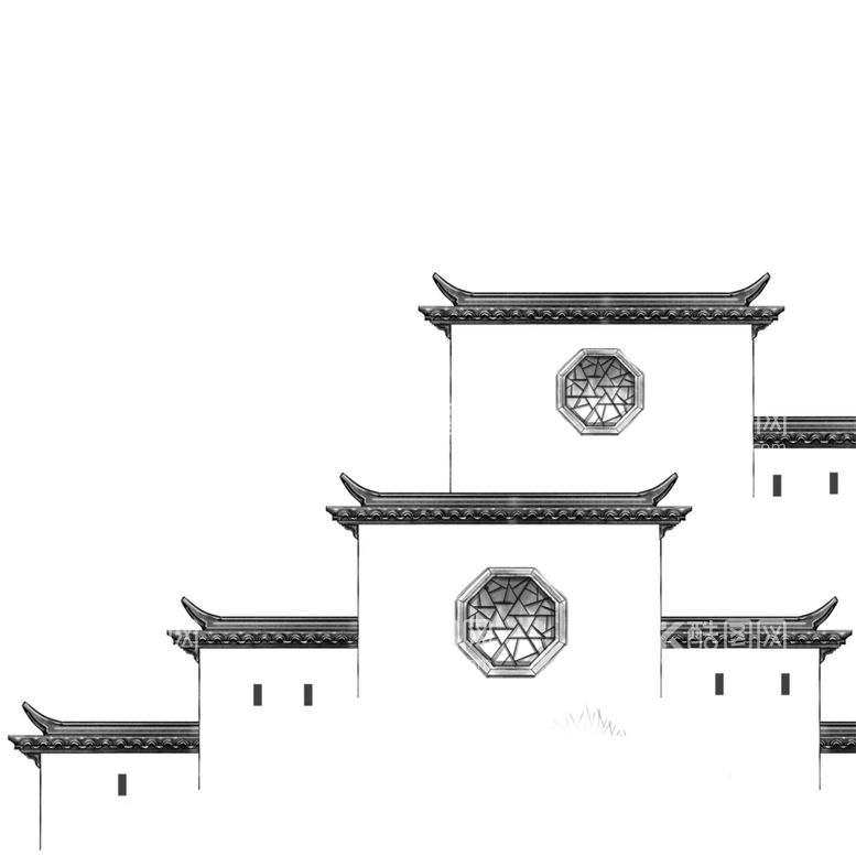 编号：94757712040245577100【酷图网】源文件下载-古风建筑素材