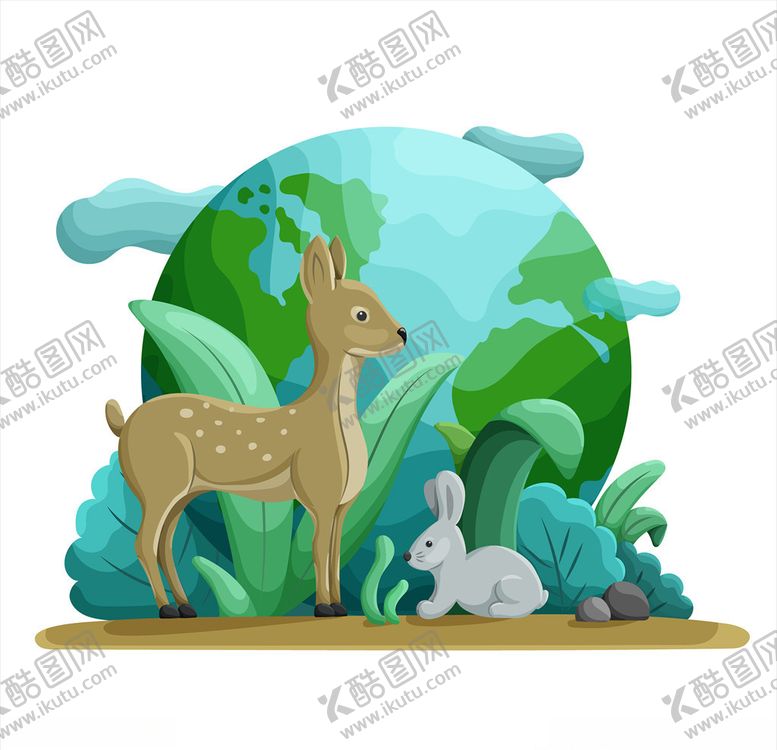 编号：93832310291623368060【酷图网】源文件下载-卡通动物