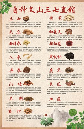 名贵药材广告