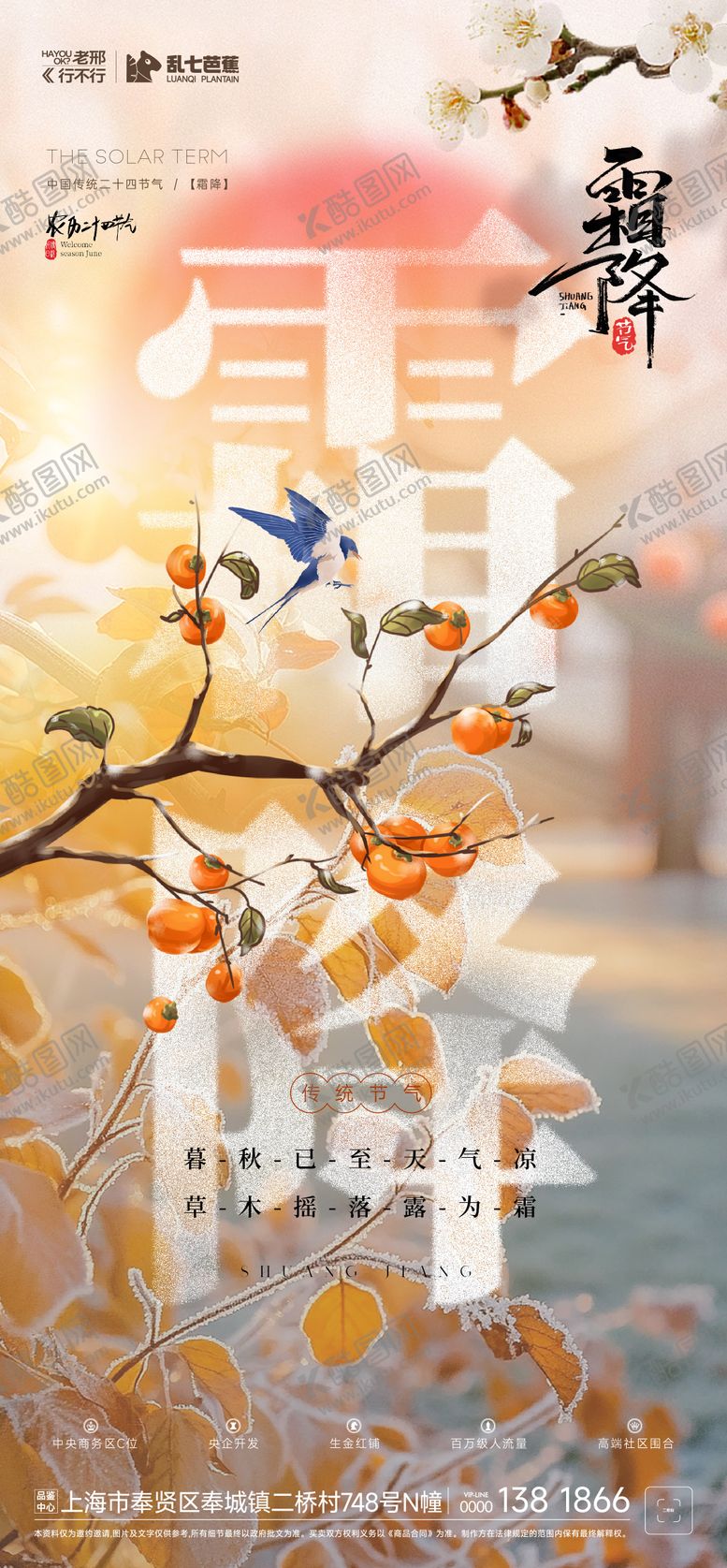 编号：62248612041748154282【酷图网】源文件下载-霜降海报