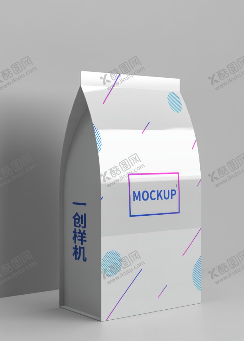 编号：23348509280045244558【酷图网】源文件下载-零食袋包装样机