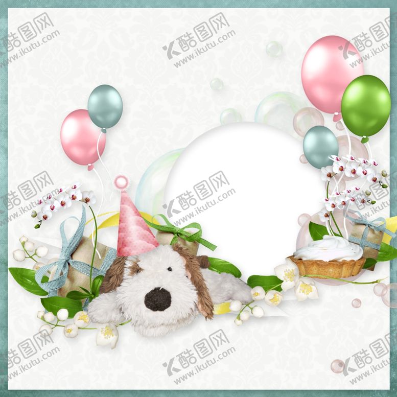 编号：41203707130941282226【酷图网】源文件下载-花环边框